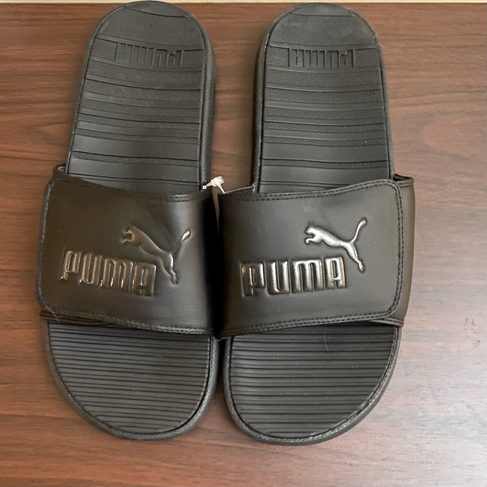 Puma Cool Cat Velcro Slip On Sandals size 12